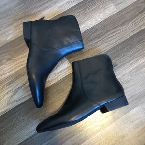 New Lucky Brand Glanshi black Chelsea ankle boots